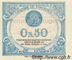 50 Centimes FRANCE regionalism and miscellaneous Lyon 1916 JP.077.12 AU+