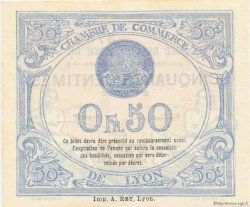 50 Centimes FRANCE regionalism and various Lyon 1918 JP.077.16 AU+