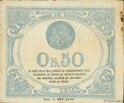 50 Centimes FRANCE regionalismo y varios Lyon 1918 JP.077.16 BC