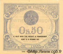 50 Centimes FRANCE regionalismo y varios Lyon 1919 JP.077.18 MBC a EBC