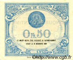 50 Centimes FRANCE Regionalismus und verschiedenen Lyon 1920 JP.077.20 SS to VZ