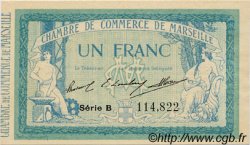 1 Franc FRANCE Regionalismus und verschiedenen Marseille 1914 JP.079.11 SS to VZ