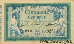50 Centimes FRANCE Regionalismus und verschiedenen Marseille 1915 JP.079.45 SS to VZ