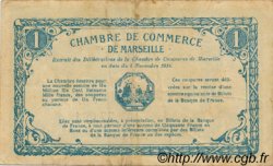 1 Franc FRANCE Regionalismus und verschiedenen Marseille 1915 JP.079.60 SS to VZ