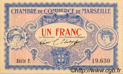 1 Franc FRANCE Regionalismus und verschiedenen Marseille 1917 JP.079.64 fST to ST