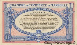 1 Franc FRANCE regionalism and miscellaneous Marseille 1917 JP.079.64 VF - XF