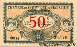 50 Centimes FRANCE Regionalismus und verschiedenen Marseille 1917 JP.079.67 fST to ST