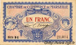 1 Franc FRANCE regionalism and various Marseille 1917 JP.079.70 AU+