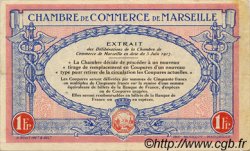 1 Franc FRANCE regionalism and miscellaneous Marseille 1917 JP.079.70 VF - XF