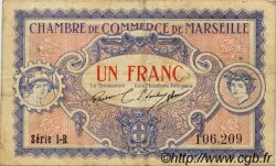 1 Franc FRANCE regionalism and various Marseille 1917 JP.079.70 F