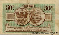 50 Centimes FRANCE Regionalismus und verschiedenen Melun 1919 JP.080.07 S