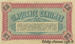 50 Centimes FRANCE regionalism and various Mende 1917 JP.081.01 AU+