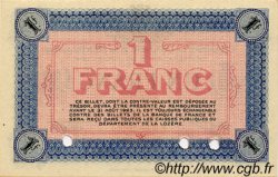 1 Franc Spécimen FRANCE regionalismo y varios Mende 1918 JP.081.08 SC a FDC
