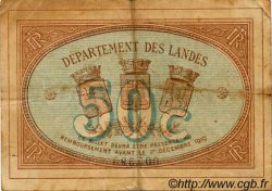 50 Centimes FRANCE régionalisme et divers Mont-De-Marsan 1914 JP.082.03 TB