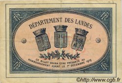 1 Franc FRANCE regionalismo e varie Mont-De-Marsan 1914 JP.082.05 BB to SPL