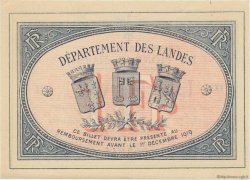 1 Franc FRANCE Regionalismus und verschiedenen Mont-De-Marsan 1914 JP.082.08 fST to ST