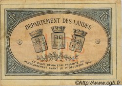 1 Franc FRANCE Regionalismus und verschiedenen Mont-De-Marsan 1914 JP.082.08 SS to VZ