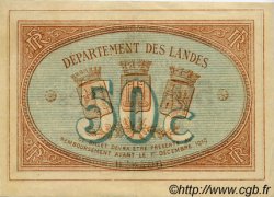 50 Centimes FRANCE regionalism and miscellaneous Mont-De-Marsan 1914 JP.082.12 VF - XF