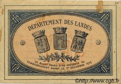 1 Franc FRANCE regionalismo e varie Mont-De-Marsan 1914 JP.082.16 BB to SPL