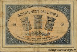 1 Franc FRANCE Regionalismus und verschiedenen Mont-De-Marsan 1914 JP.082.16 S