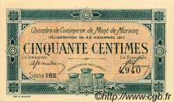 50 Centimes FRANCE regionalismo y varios Mont-De-Marsan 1917 JP.082.25 SC a FDC