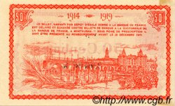 50 Centimes FRANCE Regionalismus und verschiedenen Montauban 1914 JP.083.01 SS to VZ