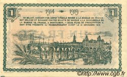 1 Franc FRANCE Regionalismus und verschiedenen Montauban 1914 JP.083.06 SS to VZ