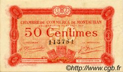 50 Centimes FRANCE Regionalismus und verschiedenen Montauban 1917 JP.083.13 SS to VZ