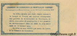 1 Franc FRANCE regionalism and various Montluçon, Gannat 1914 JP.084.02 AU+