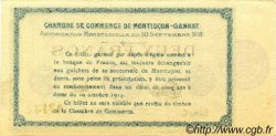 2 Francs FRANCE regionalism and various Montluçon, Gannat 1914 JP.084.09 AU+
