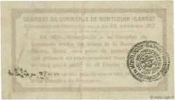 50 Centimes FRANCE regionalismo y varios Montluçon, Gannat 1917 JP.084.28 BC