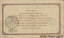 2 Francs FRANCE regionalismo e varie Montluçon, Gannat 1921 JP.084.59 BB to SPL