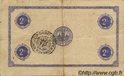 2 Francs FRANCE regionalismo e varie Montluçon, Gannat 1921 JP.084.65 MB
