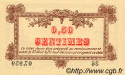 50 Centimes FRANCE regionalismo y varios Montpellier 1915 JP.085.01 SC a FDC
