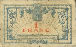 1 Franc FRANCE regionalismo y varios Montpellier 1919 JP.085.21 BC