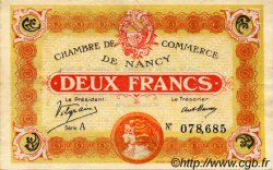 2 Francs FRANCE Regionalismus und verschiedenen Nancy 1918 JP.087.25 SS to VZ