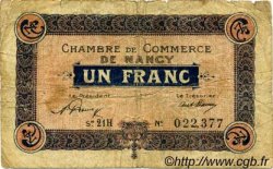 1 Franc FRANCE regionalism and various Nancy 1920 JP.087.42 F