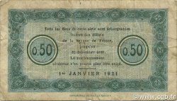 50 Centimes FRANCE regionalism and miscellaneous Nancy 1921 JP.087.43 F