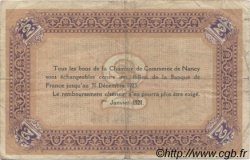 2 Francs FRANCE Regionalismus und verschiedenen Nancy 1921 JP.087.52 S