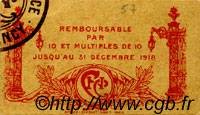 25 Centimes FRANCE regionalismo y varios Nancy 1918 JP.087.64 MBC a EBC