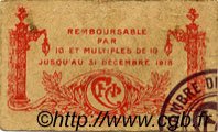 25 Centimes FRANCE Regionalismus und verschiedenen Nancy 1918 JP.087.64 S