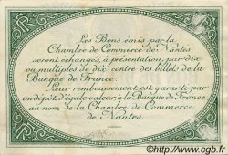 2 Francs FRANCE Regionalismus und verschiedenen Nantes 1918 JP.088.10 SS to VZ