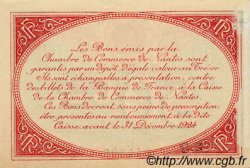 50 Centimes FRANCE regionalismo e varie Nantes 1918 JP.088.22 BB to SPL
