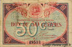 50 Centimes FRANCE régionalisme et divers Nantes 1918 JP.088.22 TB
