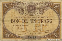 1 Franc FRANCE Regionalismus und verschiedenen Nantes 1918 JP.088.23 S