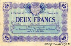 2 Francs FRANCE regionalism and miscellaneous Narbonne 1921 JP.089.25 VF - XF