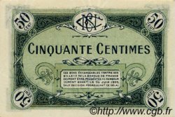 50 Centimes FRANCE regionalismo y varios Nevers 1920 JP.090.16 SC a FDC