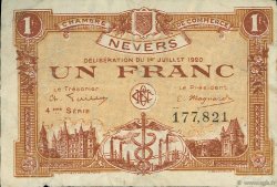 1 Franc FRANCE regionalismo e varie Nevers 1920 JP.090.19 MB