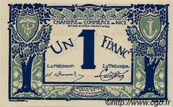 1 Franc FRANCE Regionalismus und verschiedenen Nice 1917 JP.091.07 fST to ST