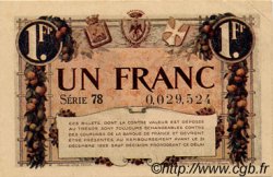 1 Franc FRANCE régionalisme et divers Nice 1920 JP.091.11 TTB à SUP